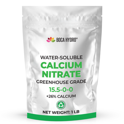Boca Hydro Calcium Nitrate Greenhouse Grade Water Soluble 15.5-0-0 +26% Calcium