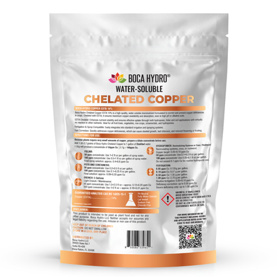 Boca Hydro Chelated Copper EDTA 14% Water Soluble Micro Nutrient