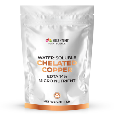 Boca Hydro Chelated Copper EDTA 14% Water Soluble Micro Nutrient