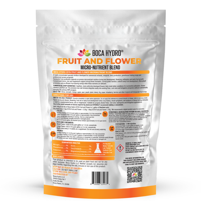 Boca Hydro EDTA Fruit and Flower Micro Mix Flowering Enhancer Water Soluble Plant Food