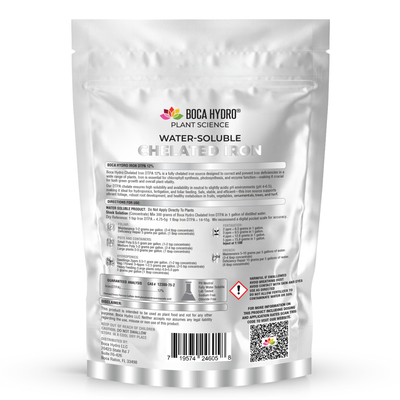 Boca Hydro Chelated Iron DTPA 12% Water Soluble Micronutrient