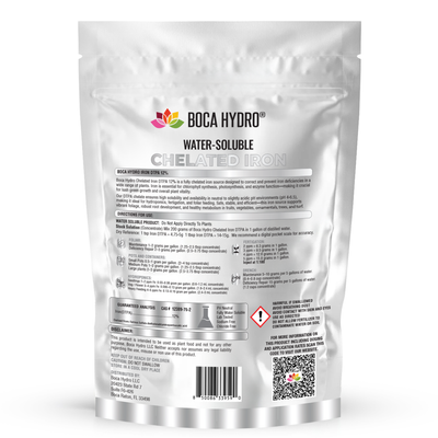 Boca Hydro Chelated Iron DTPA 12% Water Soluble Micronutrient