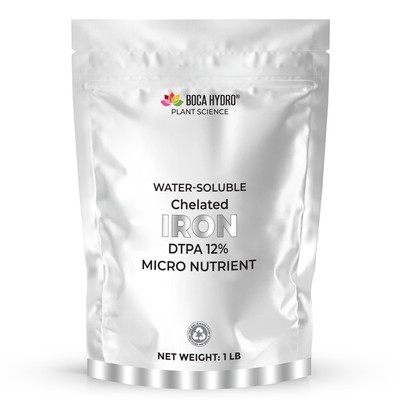 Boca Hydro Chelated Iron DTPA 12% Water Soluble Micronutrient