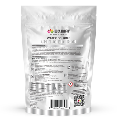 Boca Hydro Chelated Iron EDTA 14% Water Soluble Micronutrient