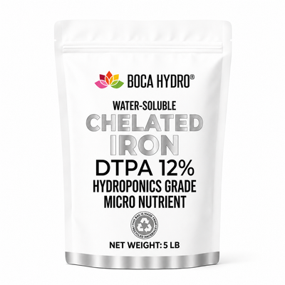Boca Hydro Chelated Iron DTPA 12% Water Soluble Micronutrient