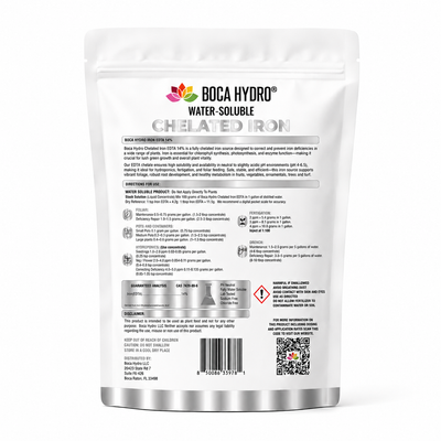 Boca Hydro Chelated Iron EDTA 14% Water Soluble Micronutrient