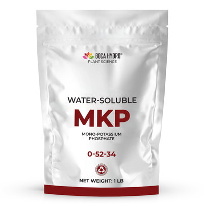 Boca Hydro MKP Mono-Potassium Phosphate 0-52-34 Water Soluble Flowering Enhancer Bloom Booster and Root Builder for all Plants, Vegetables, Flowers, Trees and Lawns
