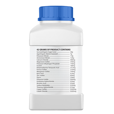 Boca Hydro MS Multiple Species Complete Tissue Culture Medium with Organic Sucrose and Agar