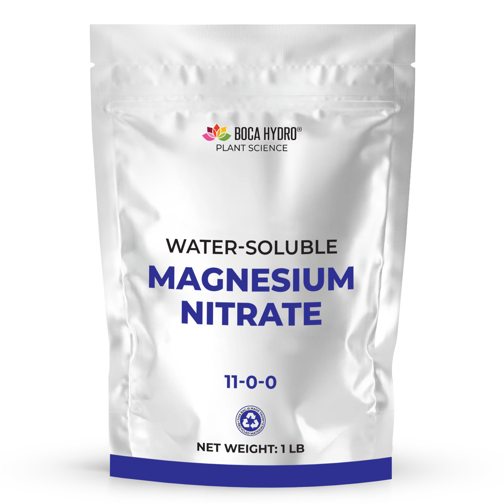 Boca Hydro Magnesium Nitrate Water-Soluble Fertilizer 11-0-0 +16% Magnesium