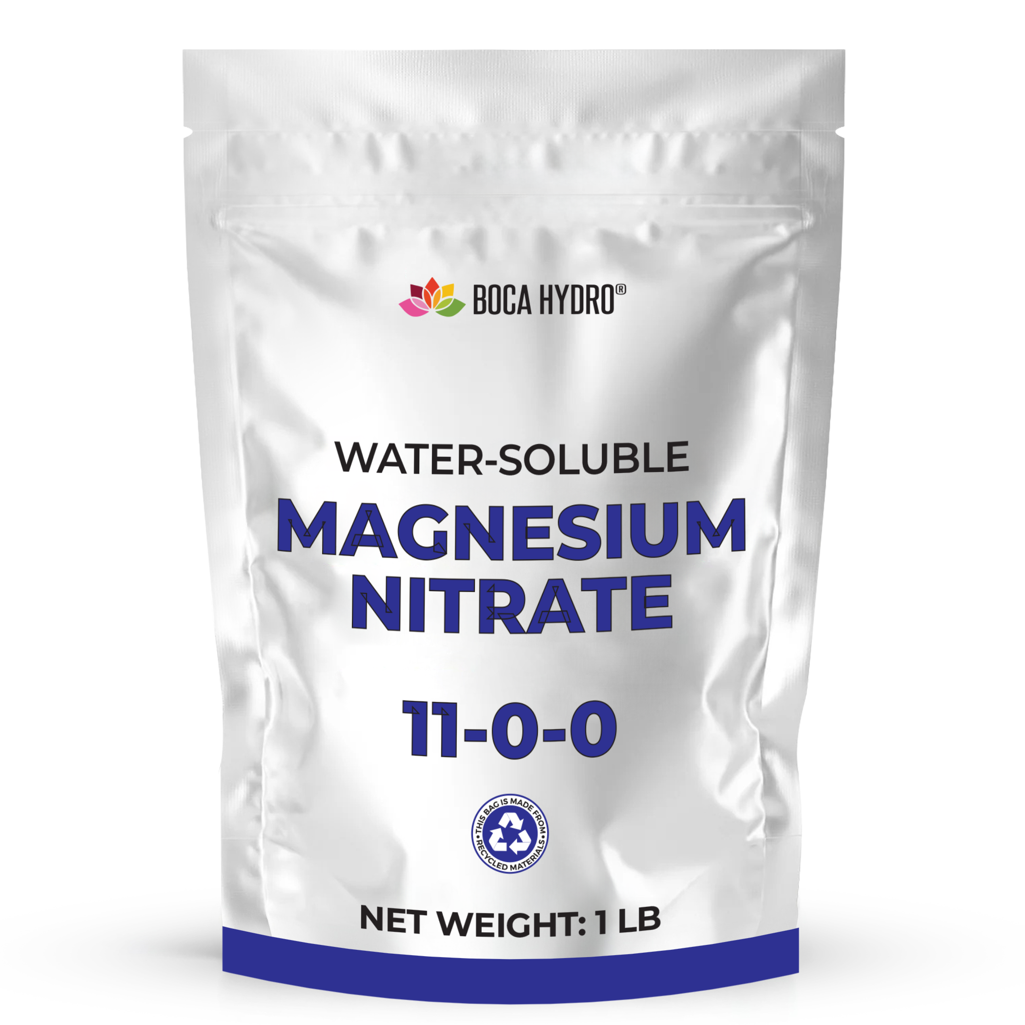 Boca Hydro Magnesium Nitrate Water-Soluble Fertilizer 11-0-0 +16% Magnesium