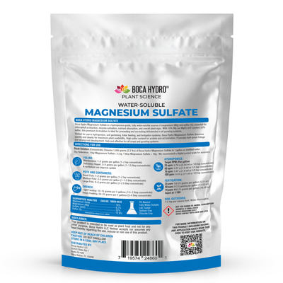 Boca Hydro Magnesium Sulfate Water-Soluble Fertilizer 16% Magnesium 32% Sulfur