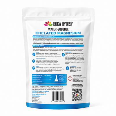 Boca Hydro Chelated Magnesium EDTA 10% Water Soluble Secondary Nutrient