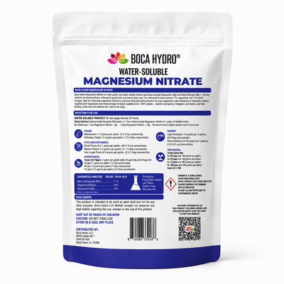 Boca Hydro Magnesium Nitrate Water-Soluble Fertilizer 11-0-0 +16% Magnesium