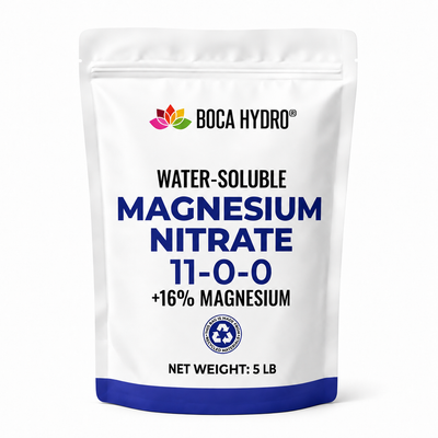 Boca Hydro Magnesium Nitrate Water-Soluble Fertilizer 11-0-0 +16% Magnesium