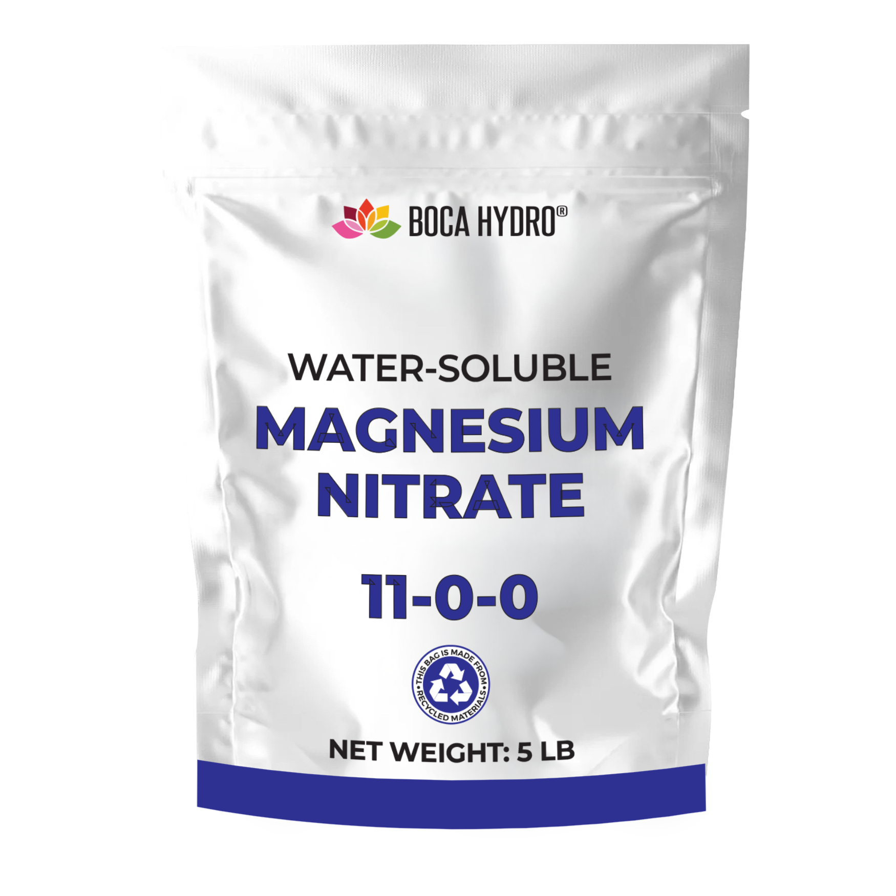 Boca Hydro Magnesium Nitrate Water-Soluble Fertilizer 11-0-0 +16% Magnesium