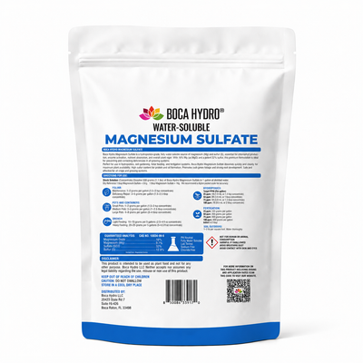 Boca Hydro Magnesium Sulfate Water-Soluble Fertilizer 16% Magnesium 32% Sulfur
