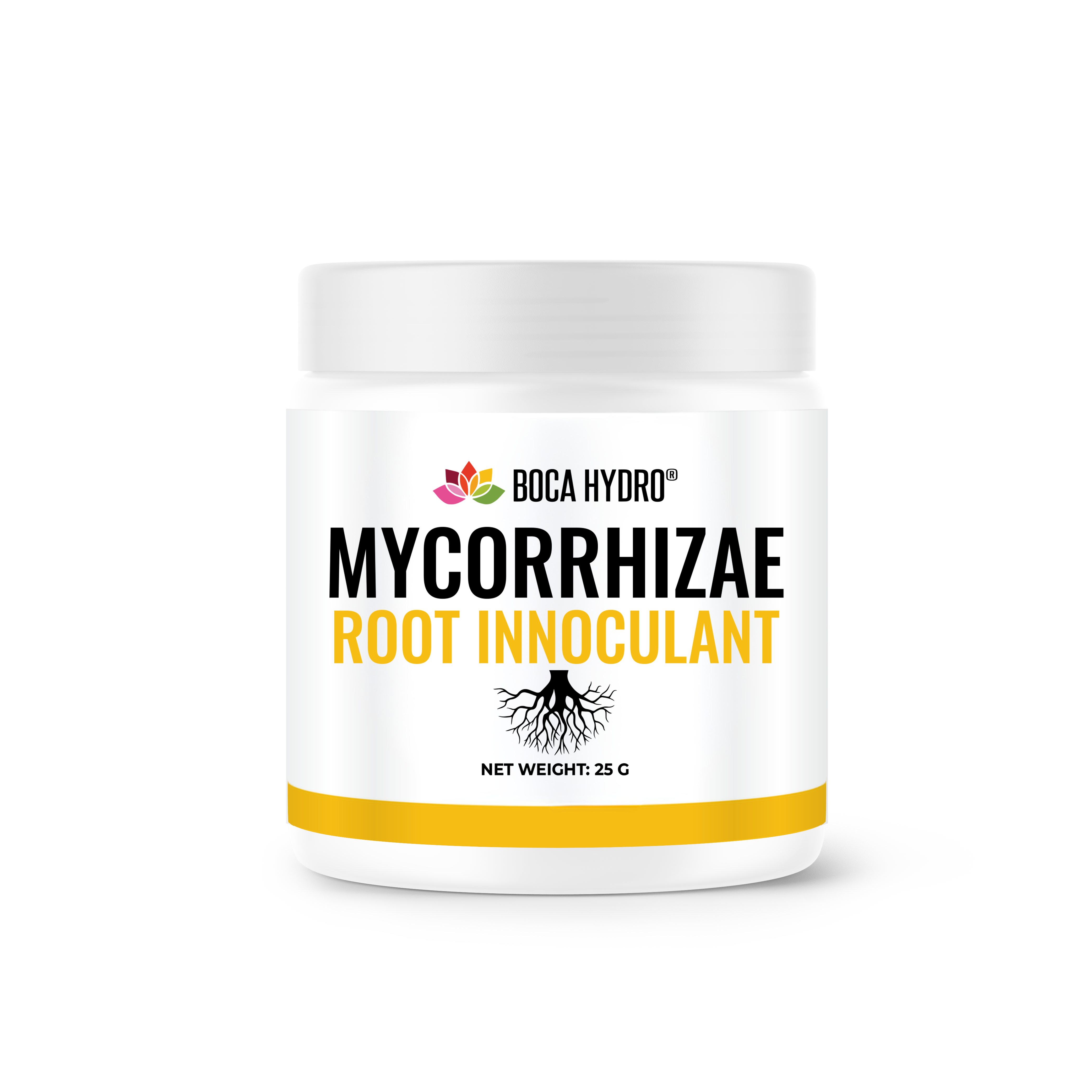 Boca Hydro Mycorrhizae – Ultra Pure Endomycorrhizal Root Inoculant – 1200 Spores per Gram – 6 Year Shelf Life – Spore-Based Concentrate for Stronger Roots, Bigger Yields & Stress Resistance – Approved for Gardens, Hydroponics & Fruit Trees