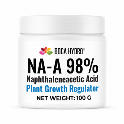 Boca Hydro NAA Naphthaleneacetic Acid 98% Plant Growth Regulator for Tissue Culture, Rooting, and Callus Induction – Synthetic Auxin for Micropropagation, Root Formation, and Cell Division
