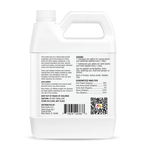 Boca Hydro Ocean Feast Fish Protein Fertilizer – Premium Organic Amino Acids, Fulvic Acid & Natural Peptides for Plant Growth, Soil Health, Strong Roots, Stress Resistance & Improved Fruit Quality