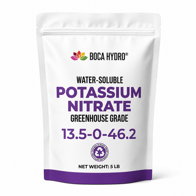 Boca Hydro Potassium Nitrate Greenhouse Grade 13.5-0-46.2 Water Soluble Plant Food For all Fruits and Vegetables