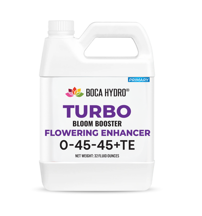 Boca Hydro Turbo Bloom Booster Flowering Enhancer 0-45-45+ Trace Elements Fruit and Bud Mass Gainer, Flower Builder, Flowering Enhancer, Bloom Booster