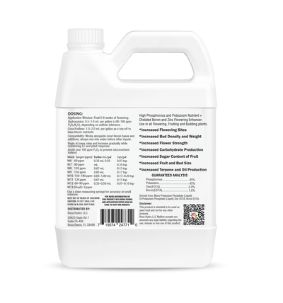 Boca Hydro Turbo Bloom Booster Flowering Enhancer 0-45-45+ Trace Elements Fruit and Bud Mass Gainer, Flower Builder, Flowering Enhancer, Bloom Booster