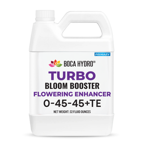Boca Hydro Turbo Bloom Booster Flowering Enhancer 0-45-45+ Trace Elements Fruit and Bud Mass Gainer, Flower Builder, Flowering Enhancer, Bloom Booster