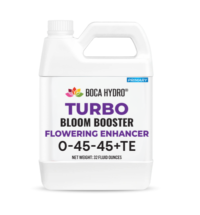 Boca Hydro Turbo Bloom Booster Flowering Enhancer 0-45-45+ Trace Elements Fruit and Bud Mass Gainer, Flower Builder, Flowering Enhancer, Bloom Booster