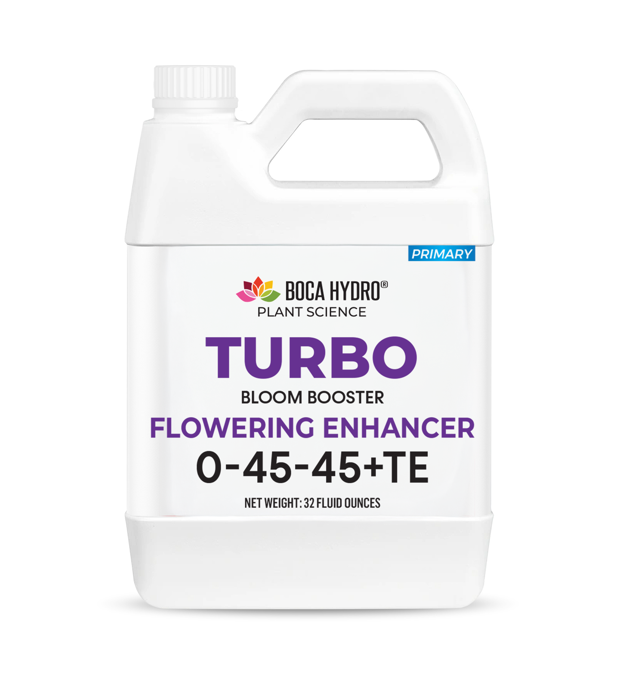 Boca Hydro Turbo Bloom Booster Flowering Enhancer 0-45-45+ Trace Elements Fruit and Bud Mass Gainer, Flower Builder, Flowering Enhancer, Bloom Booster