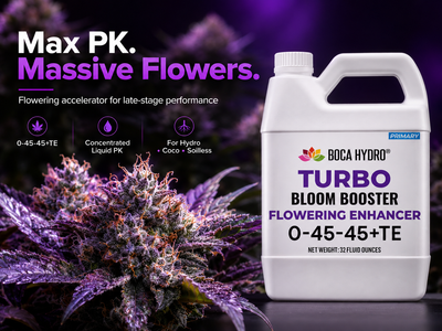 Boca Hydro Turbo Bloom Booster Flowering Enhancer 0-45-45+ Trace Elements Fruit and Bud Mass Gainer, Flower Builder, Flowering Enhancer, Bloom Booster