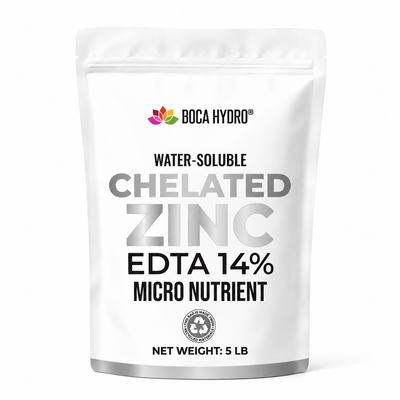 Boca Hydro Chelated Zinc EDTA 14% Water Soluble Micronutrient