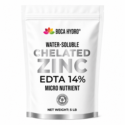Boca Hydro Chelated Zinc EDTA 14% Water Soluble Micronutrient